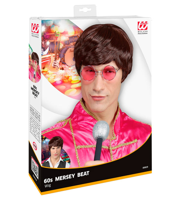 Widmann SRL Jaren 60 pruik pop artiest