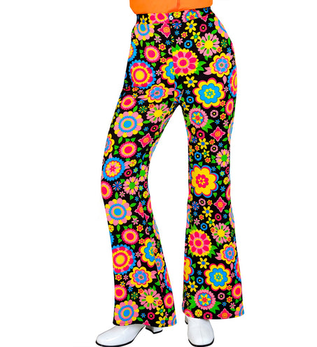Widmann SRL Jaren 70 broek bloemenfeest dames