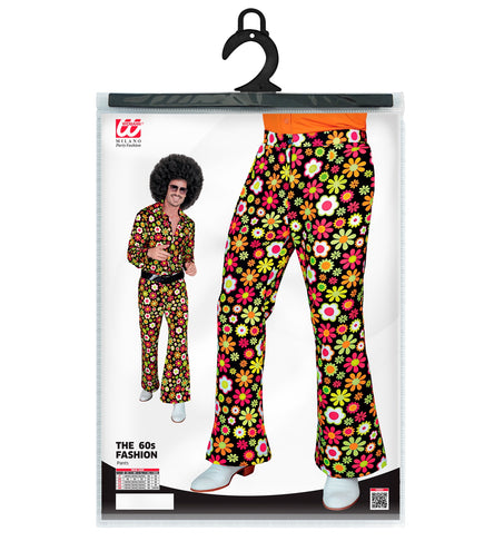 Widmann SRL Jaren 70 broek flowers heren