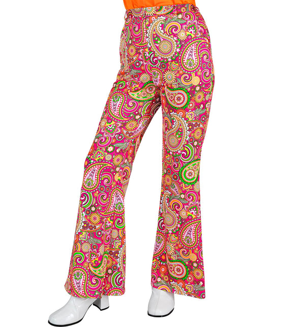 Widmann SRL Jaren 70 broek paisley dames