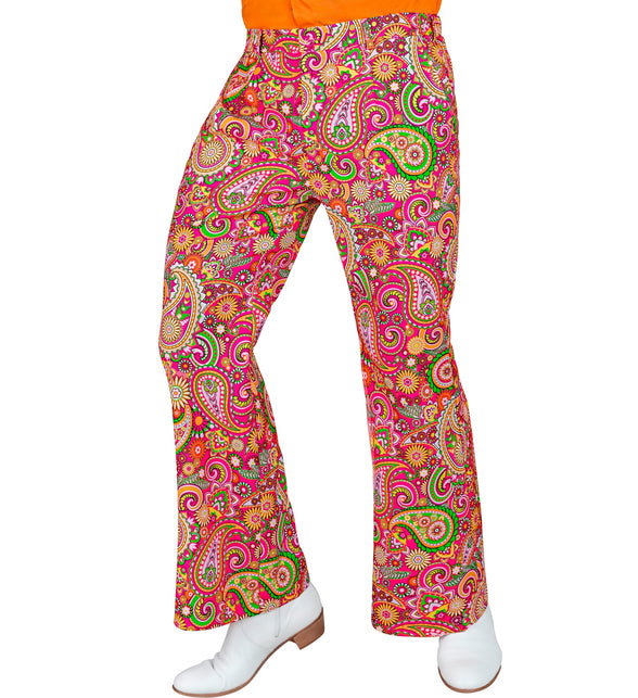 Widmann SRL Jaren 70 broek paisley heren