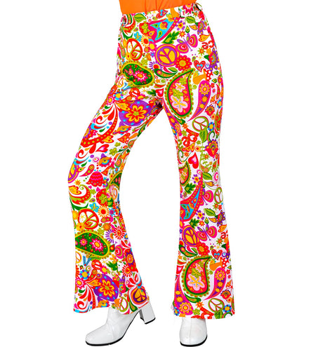 Widmann SRL Jaren 70 broek peace party dames