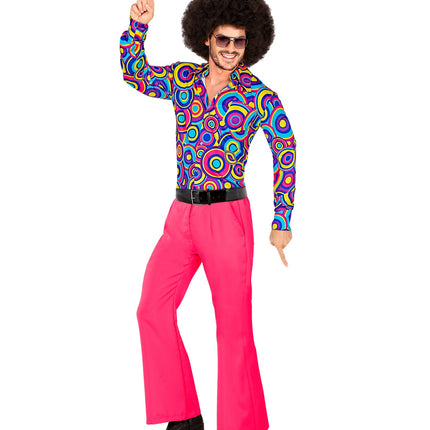 Widmann SRL Jaren 70 broek roze