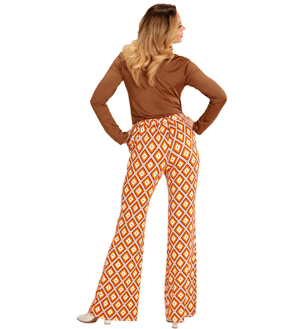 Widmann SRL Jaren 70 disco broek Groovy geruit