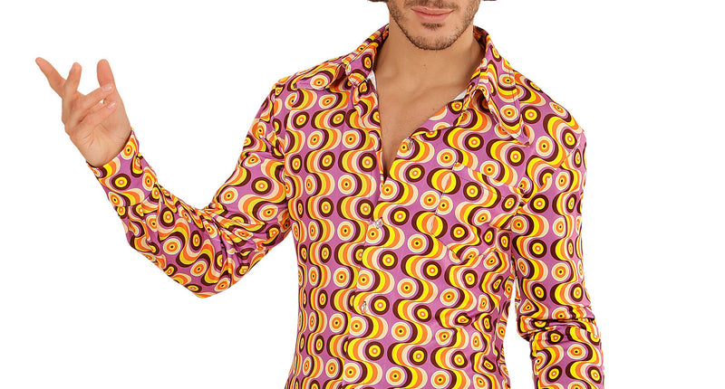 Widmann SRL Jaren 70 disco hemd Groovy