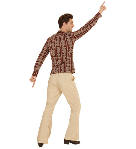 Widmann SRL Jaren 70 disco hemd Groovy Old school