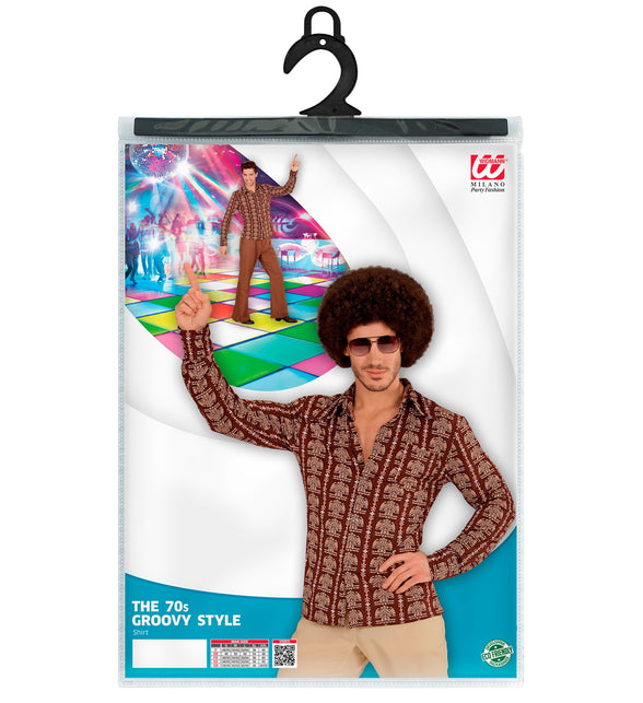 Widmann SRL Jaren 70 disco hemd Groovy Old school