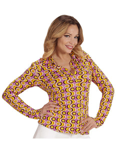 Widmann SRL Jaren 70 discoshirt Groovy
