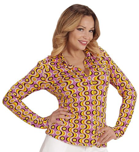 Widmann SRL Jaren 70 discoshirt Groovy