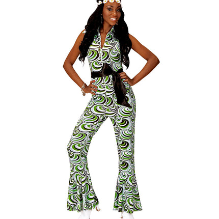 Widmann SRL Jaren 70 jumpsuit groovy waves