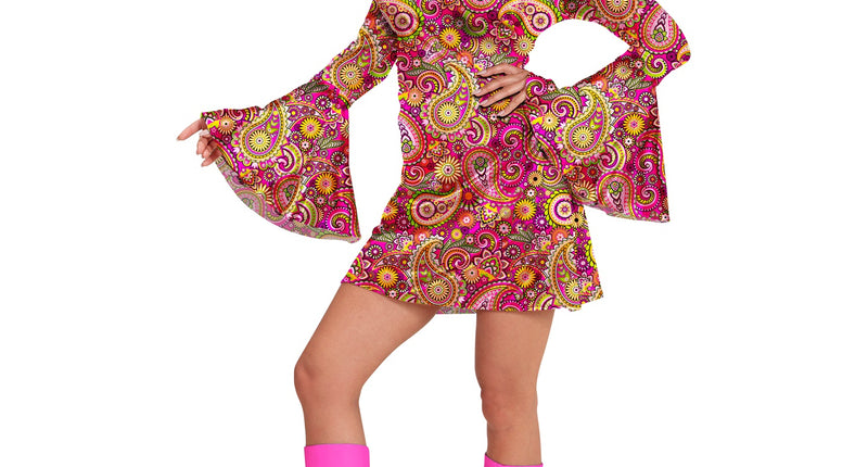 Widmann SRL Jaren 70 jurk paisley