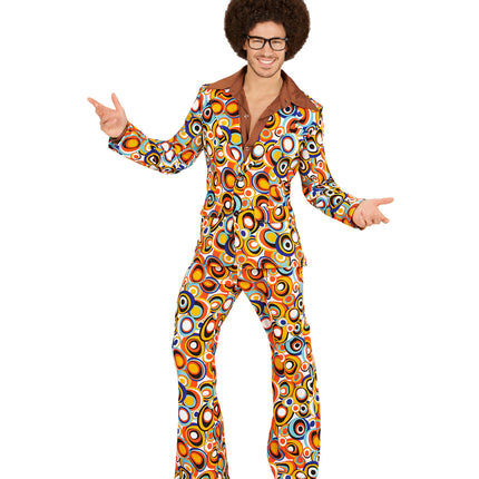 Widmann SRL Jaren 70 kostuum groovy cirkels
