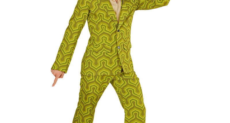 Widmann SRL Jaren 70 kostuum groovy groen