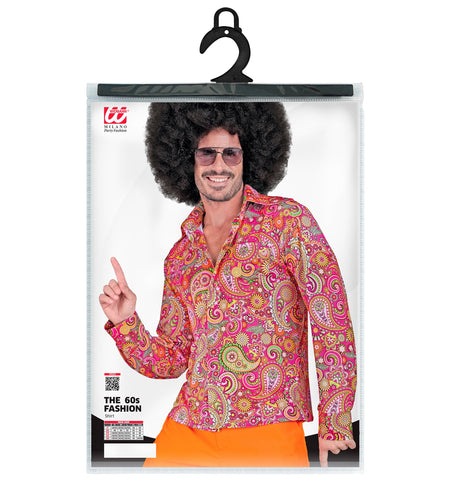 Widmann SRL Jaren 70 shirt paisley heren