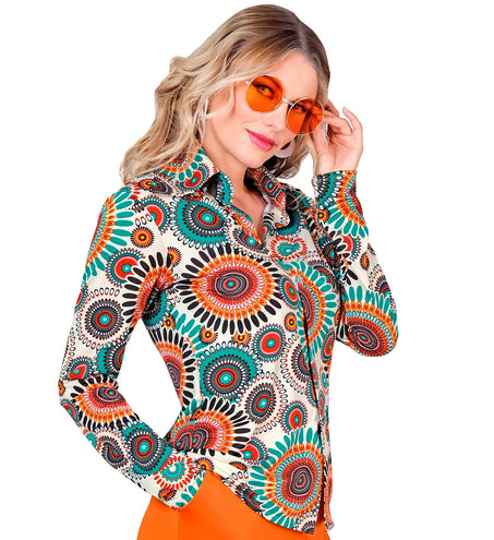 Widmann SRL Jaren 70 shirt vintage dames