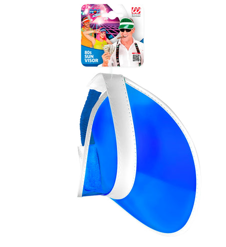 Widmann SRL Jaren 80's zonneklep blauw