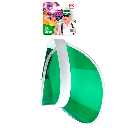 Widmann SRL Jaren 80's zonneklep groen
