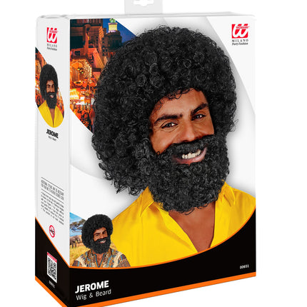 Widmann SRL Jerome pruik met baard