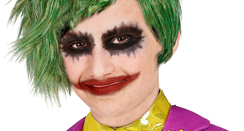 Widmann SRL Joker pruik groen kind
