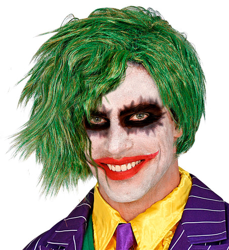 Widmann SRL Joker pruik groen volwassenen