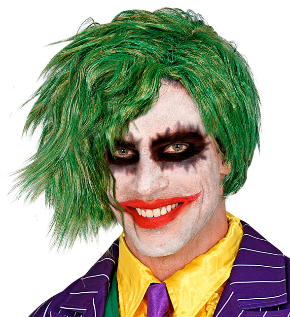 Widmann SRL Joker pruik groen volwassenen