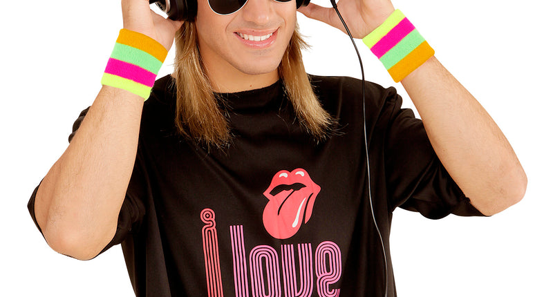 Widmann SRL Jokertje pruik met matje en bril blond