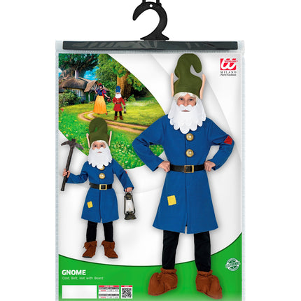 Widmann SRL Kabouter pak blauw kinderen