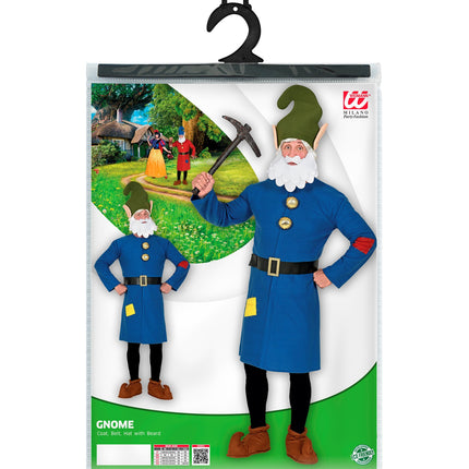 Widmann SRL Kabouter pak blauw volwassenen