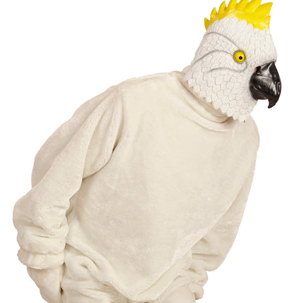 Widmann SRL Kaketoe papegaai masker voor party's