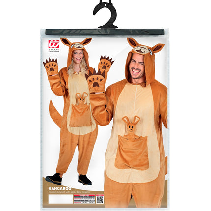 Widmann SRL Kangaroo kostuum pluche Skippie