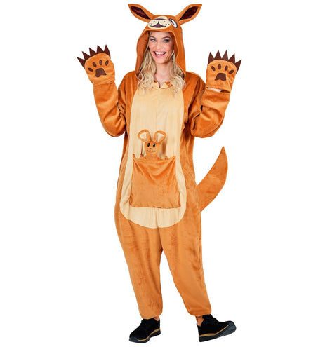 Widmann SRL Kangaroo kostuum pluche Skippie