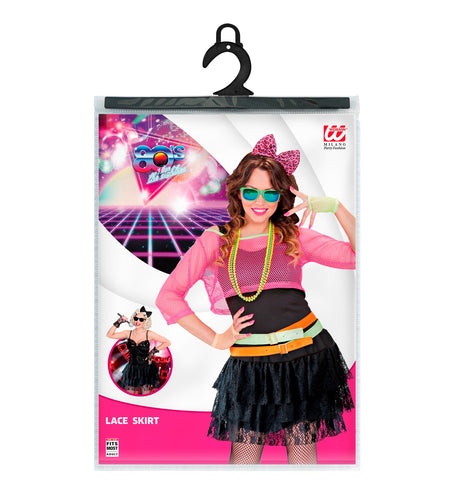 Widmann SRL Kanten Rokje Zwart