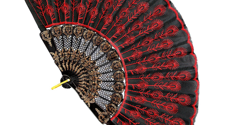 Widmann SRL Kanten waaier rood