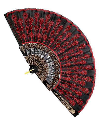 Widmann SRL Kanten waaier rood