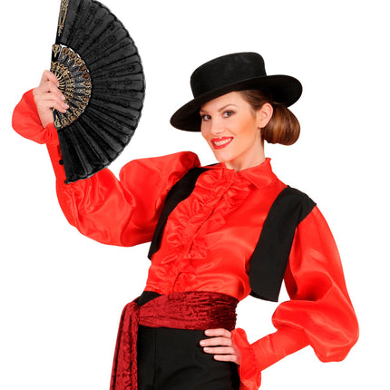 Widmann SRL Kanten waaier zwart