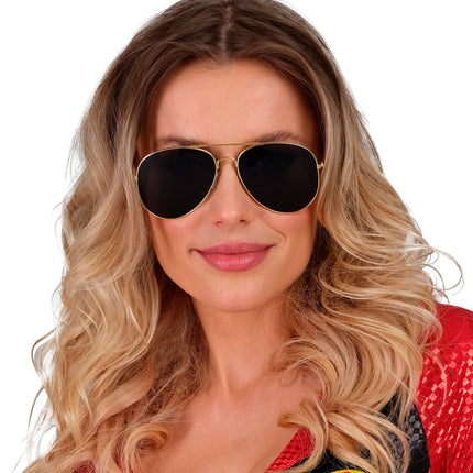 Widmann SRL Karakterbril met zwarte glazen