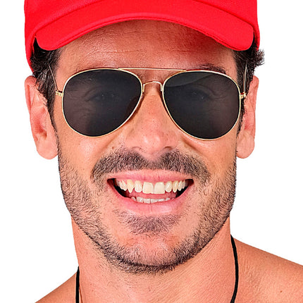 Widmann SRL Karakterbril met zwarte glazen