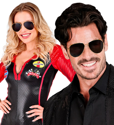 Widmann SRL Karakterbril met zwarte glazen