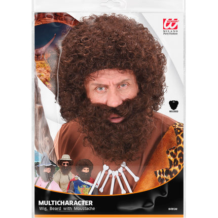 Widmann SRL Karakterpruik bruin met baard