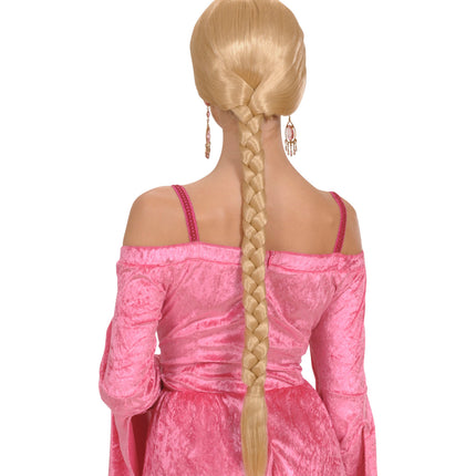 Widmann SRL Kasteelvrouw pruik blonde vlecht