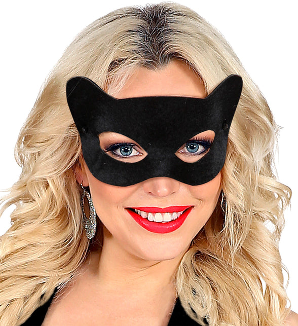 Widmann SRL Katten oogmasker zwart Lucy