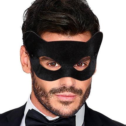 Widmann SRL Katten oogmasker zwart Lucy