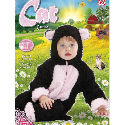 Widmann SRL Kattenpak onesie kinderen