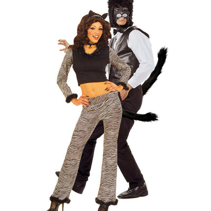 Widmann SRL Kattenstaart pluche zwart