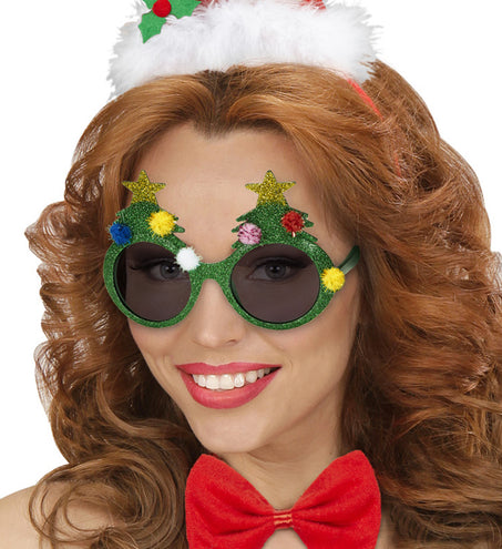 Widmann SRL Kerstboom bril voor kerstmis