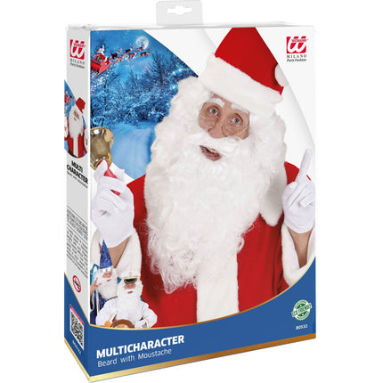 Widmann SRL Kerstman baard of sinterklaas baard