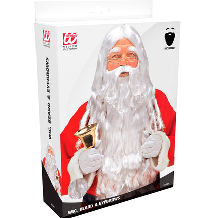 Widmann SRL Kerstman baard set deluxe