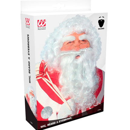 Widmann SRL Kerstman baardset deluxe Santa