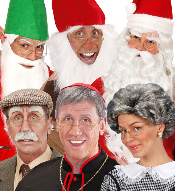 Widmann SRL Kerstman bril rechthoek goud