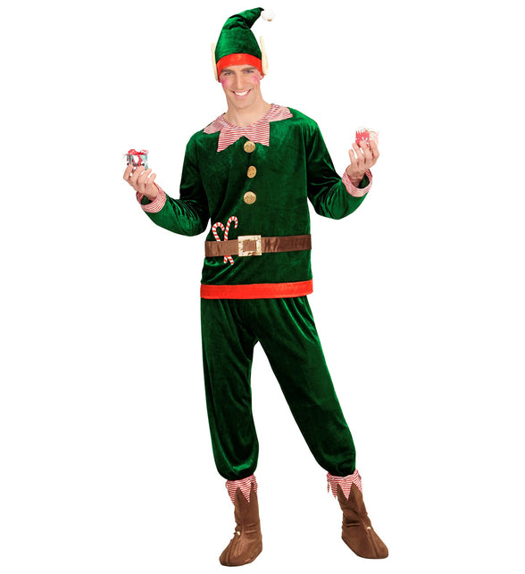 Widmann SRL Kerstman elf pak voor volwassenen